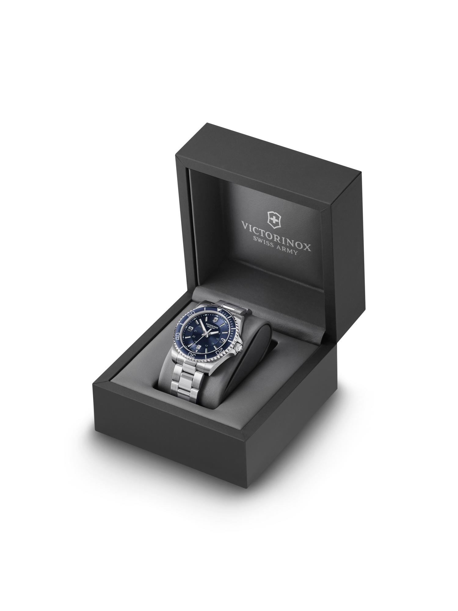 Victorinox Men 43 mm Size Blue Dial Maverick Watch 242007