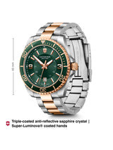 Victorinox Men 43 mm Size Green Dial Maverick Analog Watch 242008