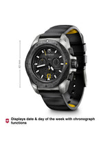 Victorinox Men 43 mm Size Black Dial I.N.O.X. Chrono Watch - 242011