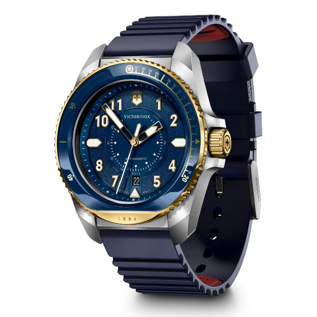 Victorinox Men 43 mm Size Blue Dial Journey 1884 Watch 242013