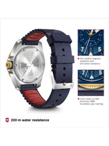Victorinox Men 43 mm Size Blue Dial Journey 1884 Watch 242013