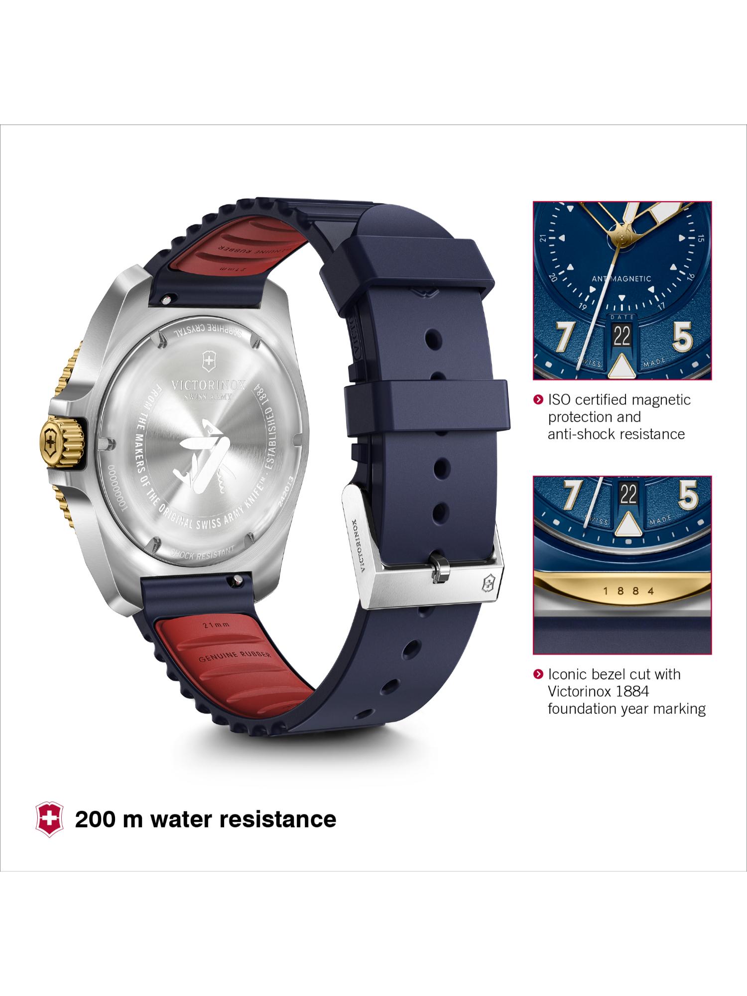 Victorinox Men 43 mm Size Blue Dial Journey 1884 Watch 242013