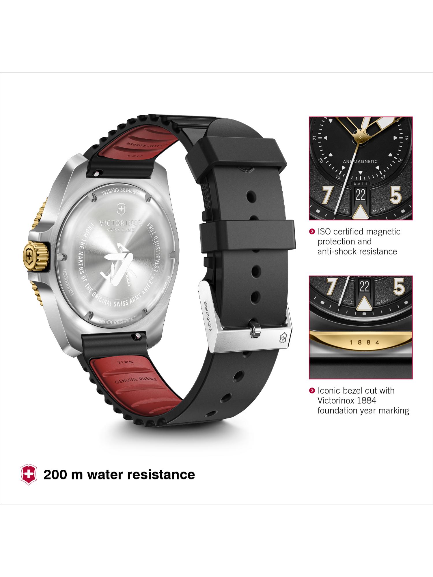 Victorinox Men 43 mm Size Black Dial Journey 1884 Watch 242014