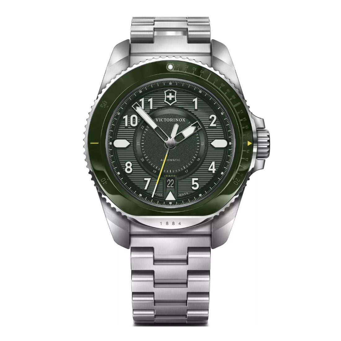 Victorinox Journey 1884 Green Dial 43 mm Men Automatic Watch 242015