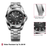 Victorinox I.N.O.X. Automatic Black Dial 41 mm Unisex Watch 242019