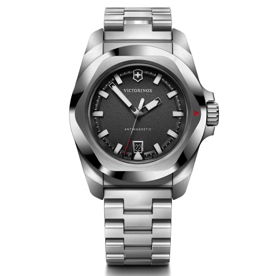Victorinox I.N.O.X. 41 mm Black Dial Men Analog Watch 242030