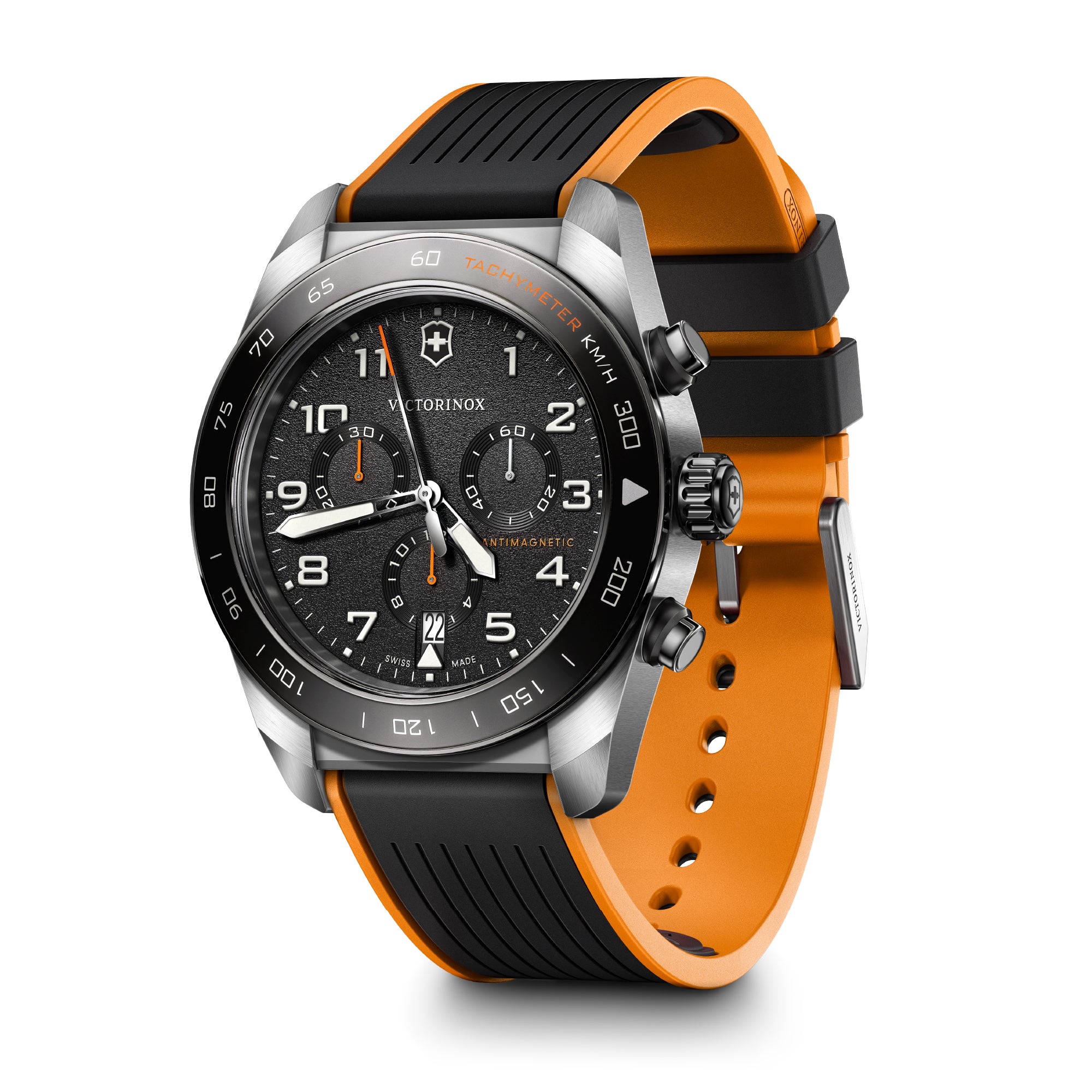 Victorinox Swiss Army Men Chronograph Watch 42 mm Black Dial-242050