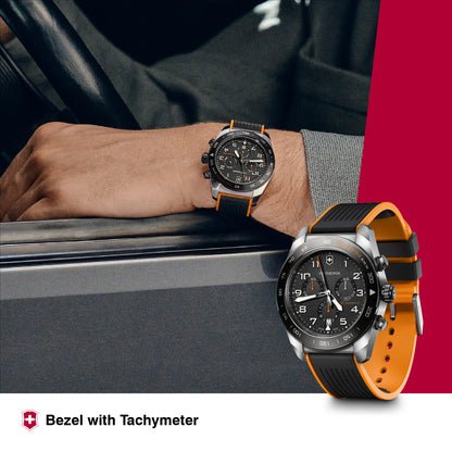 Victorinox Swiss Army Men Chronograph Watch 42 mm Black Dial-242050