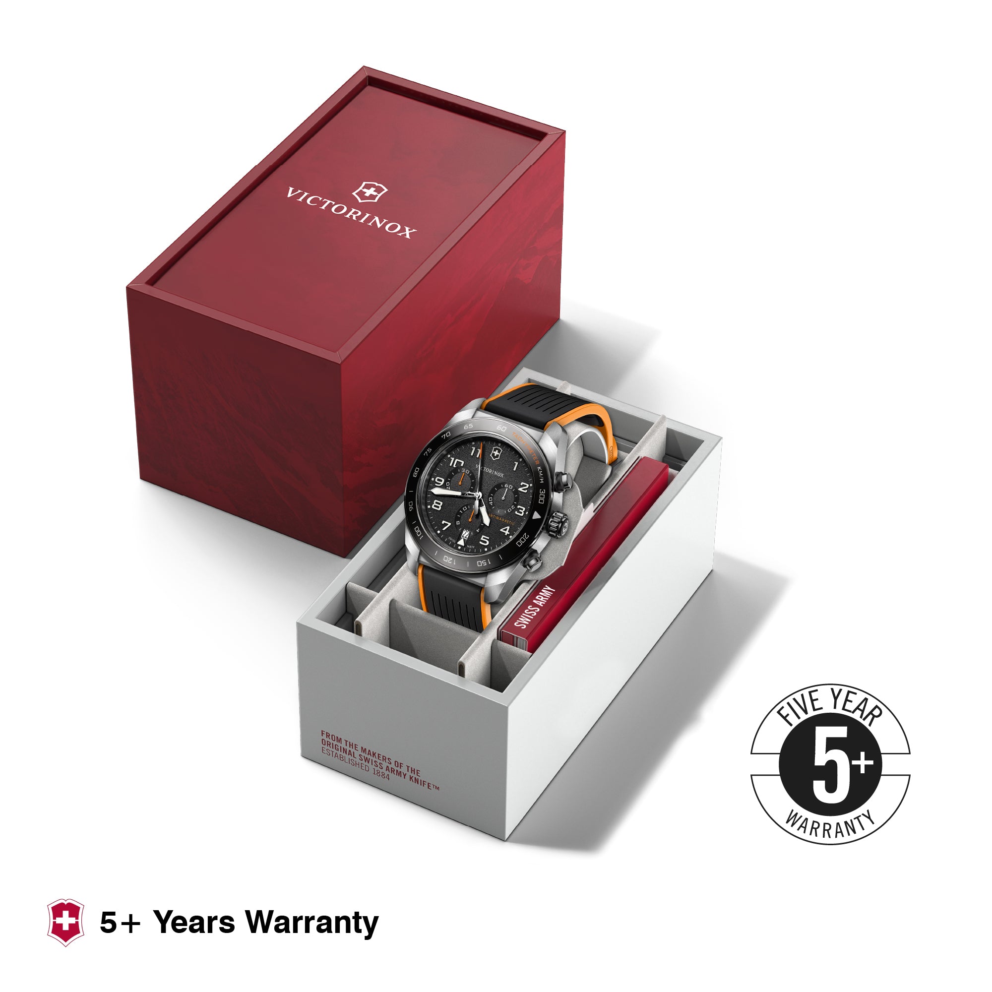 Victorinox Swiss Army Men Chronograph Watch 42 mm Black Dial-242050