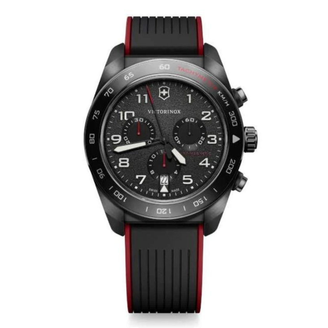Victorinox Swiss Army Men Chronograph Watch 42 mm Black Dial 242051