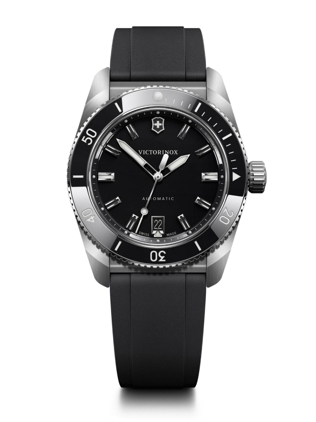 Victorinox Maverick Swiss Made Men Black Dial 39 mm Automatic Watch 242104
