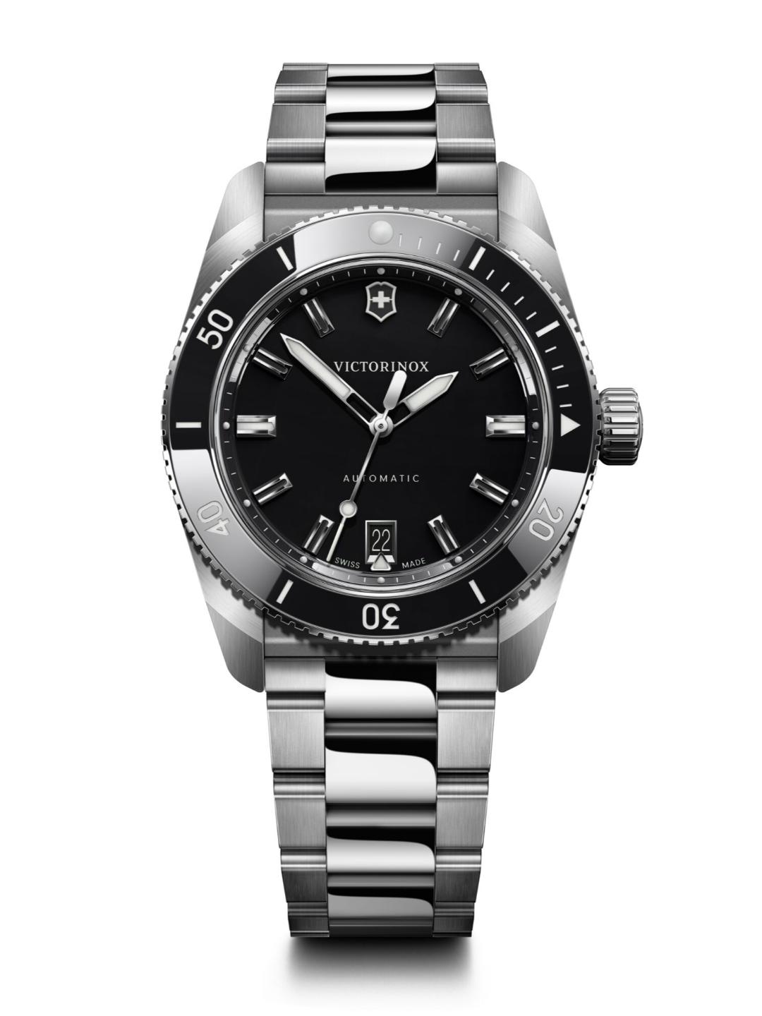 Victorinox Maverick Swiss Made Men Black Dial 39 mm Automatic Watch 242105