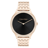 Calvin Klein CK TIMELESS 38 mm Black Dial Women Watch 25100003