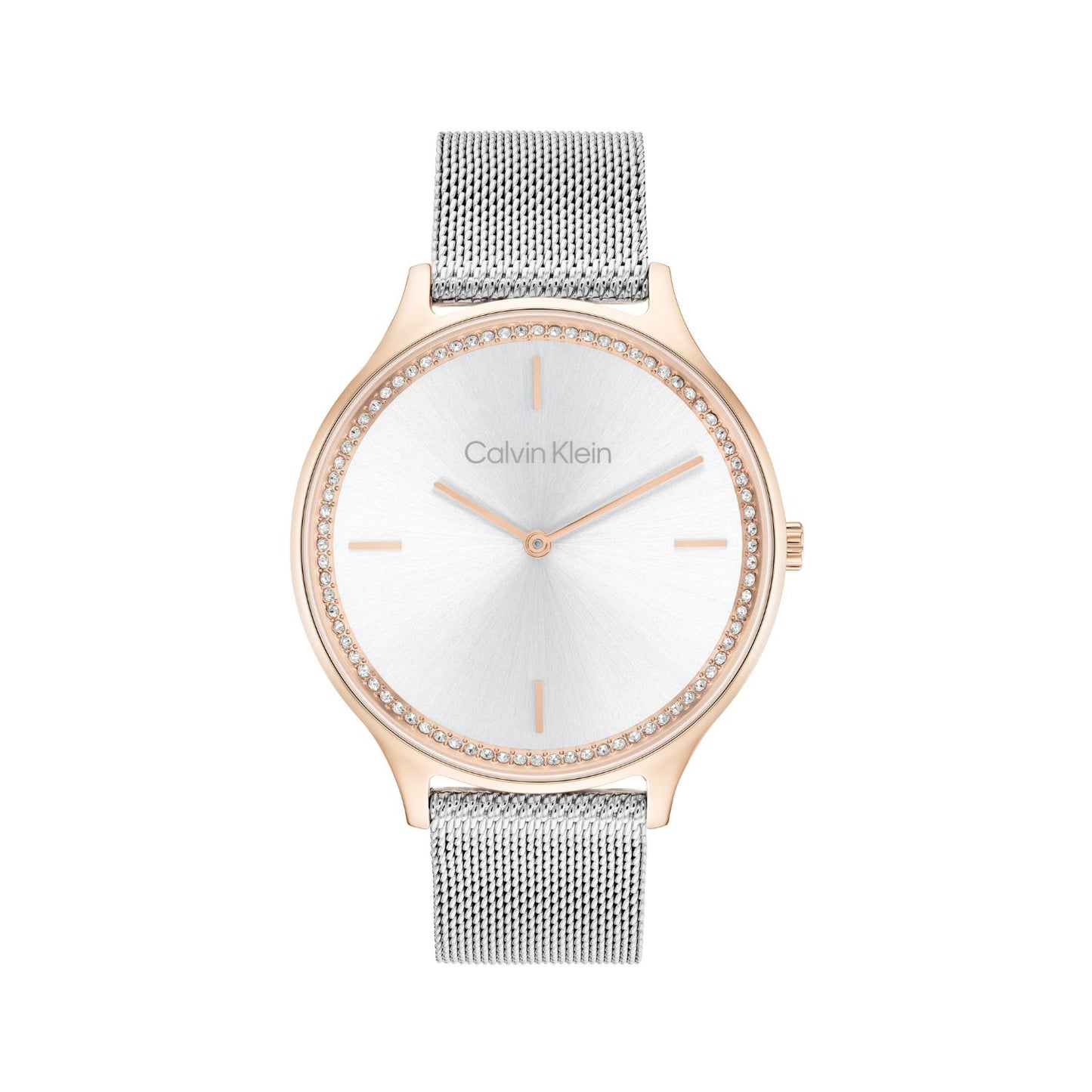 Calvin Klein CK TIMELESS 38 mm Silver Dial Women Watch-  25100006