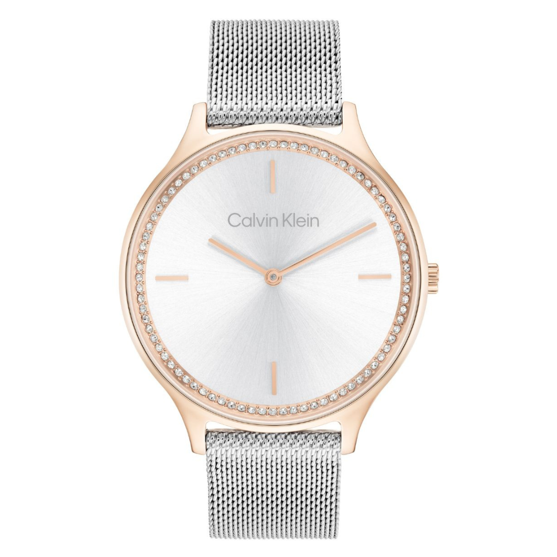 Calvin Klein CK TIMELESS 38 mm Silver Dial Women Watch 25100006