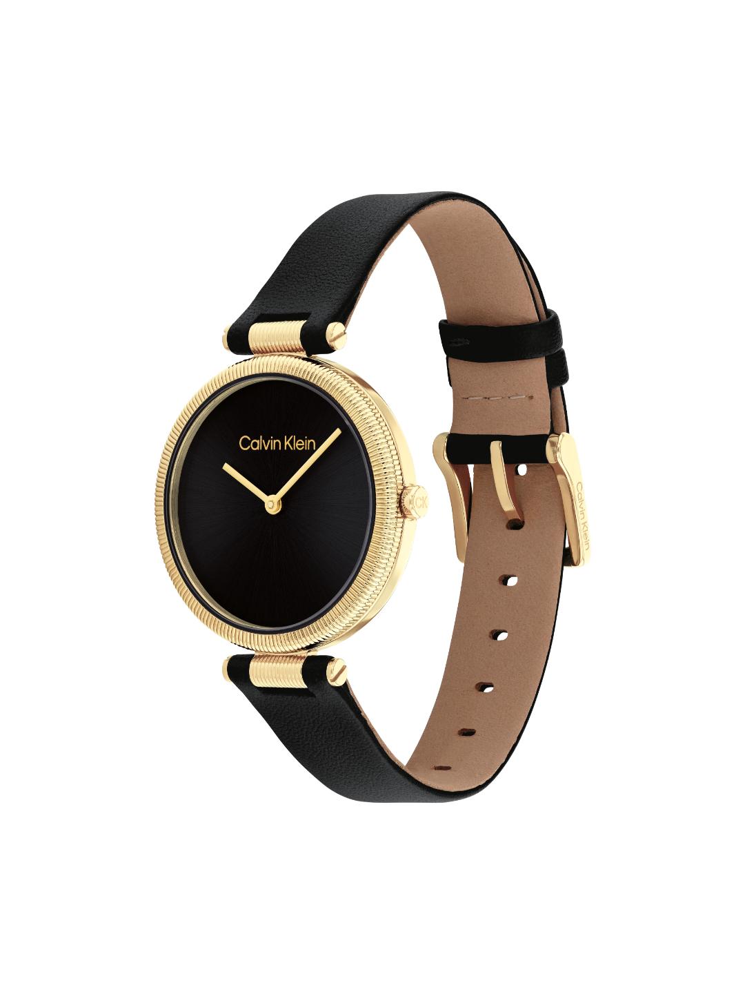 Calvin Klein Gleam Black 32 mm Dial Women Analog Watch 25100017