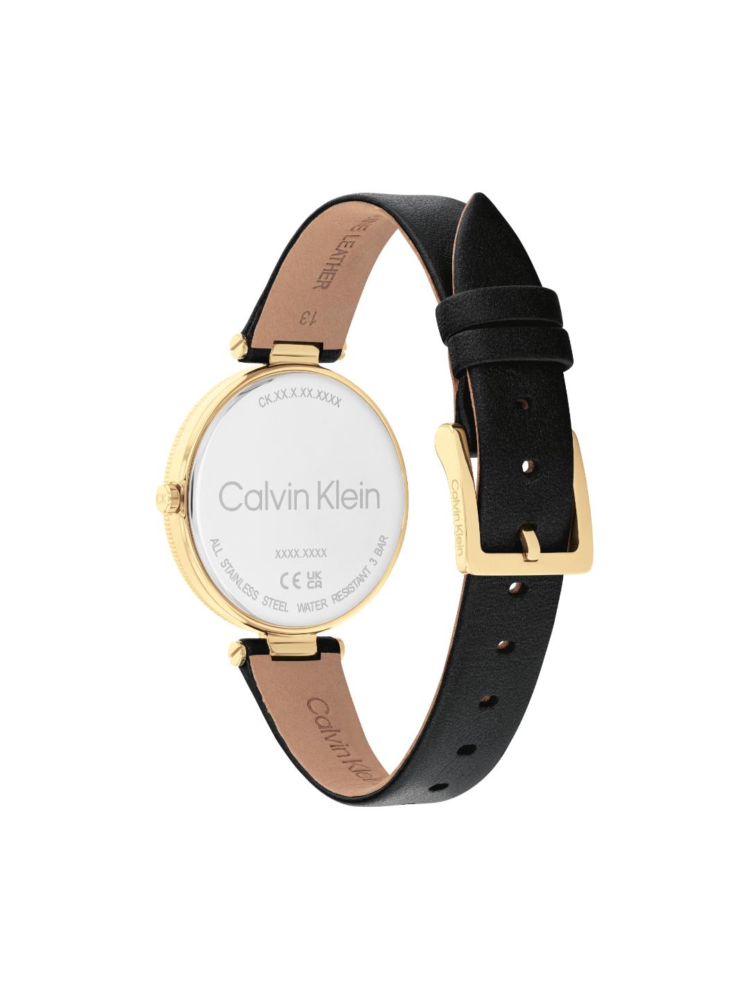 Calvin Klein Gleam Black 32 mm Dial Women Analog Watch 25100017