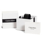Calvin Klein TWISTED BEZEL 34 mm Silver Dial Women Watch 25100038