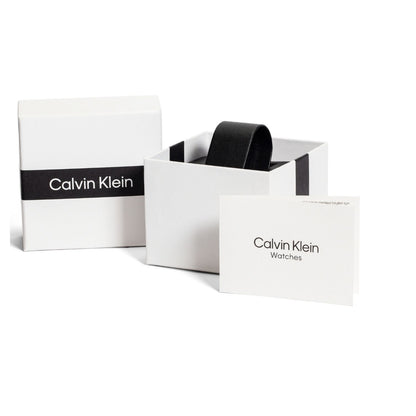 Calvin Klein TWISTED BEZEL 34 mm Silver Dial Women Watch-  25100038