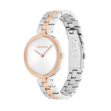 Calvin Klein GLEAM 32 mm Silver Dial Women Watch 25100040