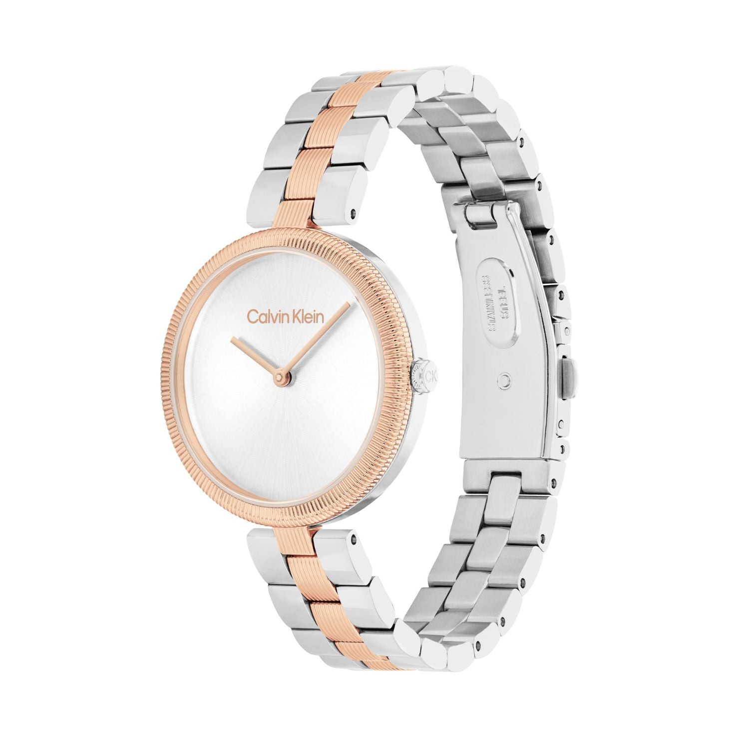 Calvin Klein GLEAM 32 mm Silver Dial Women Watch 25100040