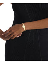 Calvin Klein Twisted Bezel Gold 24 mm Dial Women Analog Watch 25100056