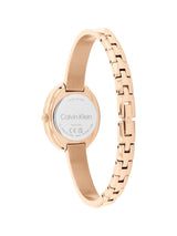 Calvin Klein Twisted Bezel Black 24 mm Dial Women Analog Watch 25100057
