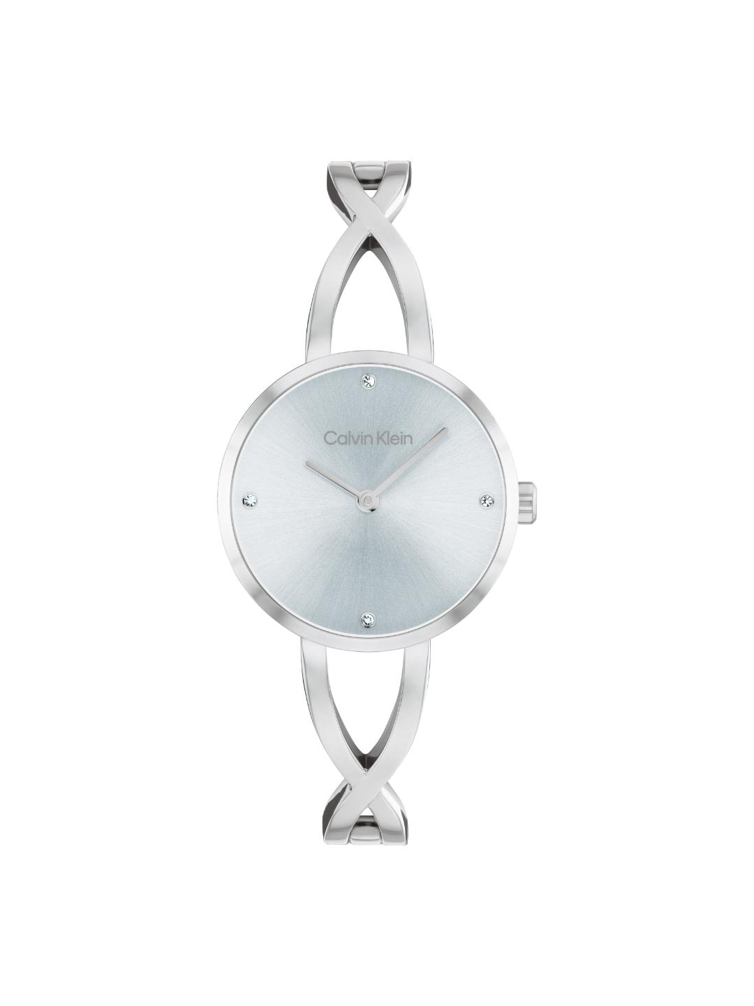 Calvin Klein Sculpted Embrace Blue 28 mm Dial Women Analog Watch 25100058
