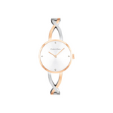 Calvin Klein SCULPTED EMBRACE 28 mm Silver Dial Women Watch 25100060
