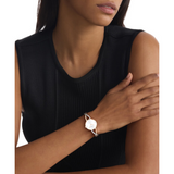 Calvin Klein SCULPTED EMBRACE 28 mm Silver Dial Women Watch 25100060