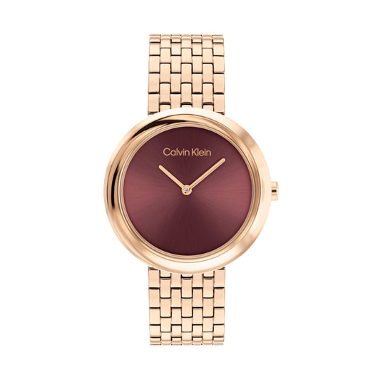 Calvin Klein TWISTED BEZEL 34 mm Multi Dial Women Watch-  25100067