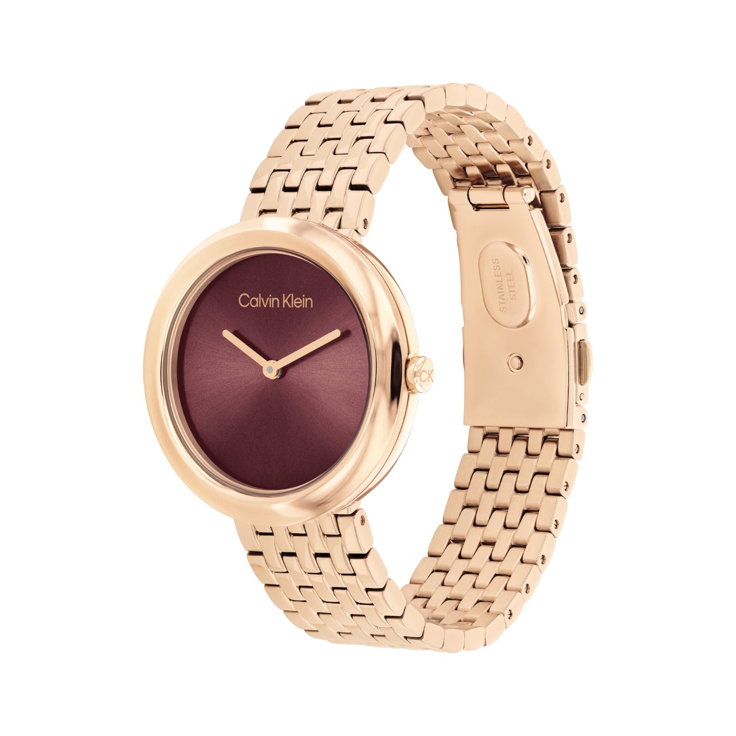 Calvin Klein TWISTED BEZEL 34 mm Multi Dial Women Watch 25100067