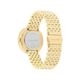 Calvin Klein TWISTED BEZEL 34 mm Brown Dial Women Watch 25100069