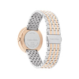 Calvin Klein TWISTED BEZEL 34 mm White Dial Women Watch 25100070