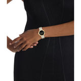 Calvin Klein TWISTED BEZEL 34 mm Black Dial Women Watch 25100071