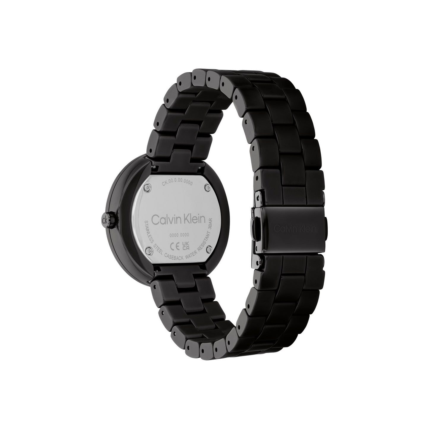 Calvin Klein CK PURE 35 mm Black Dial Women Watch 25100075