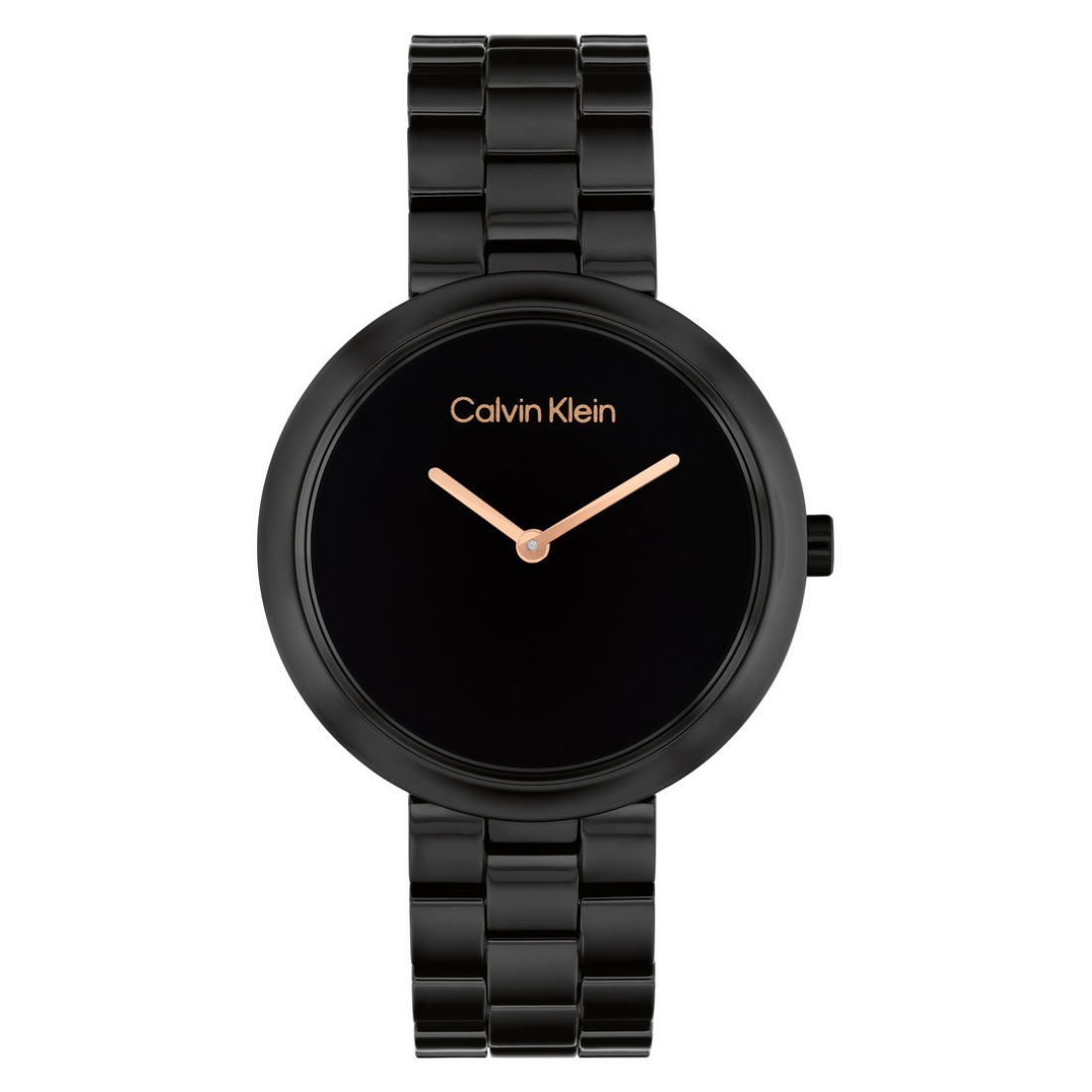 Calvin Klein CK PURE 35 mm Black Dial Women Watch 25100075
