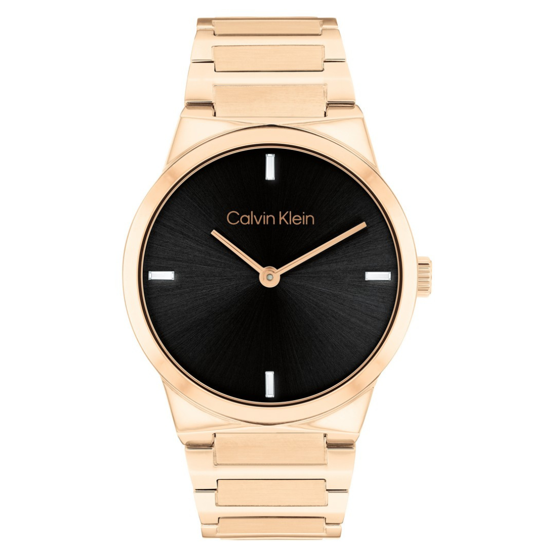 Calvin Klein CK LINEAR ELEGANCE 32 mm Black Dial Women Watch 25100086