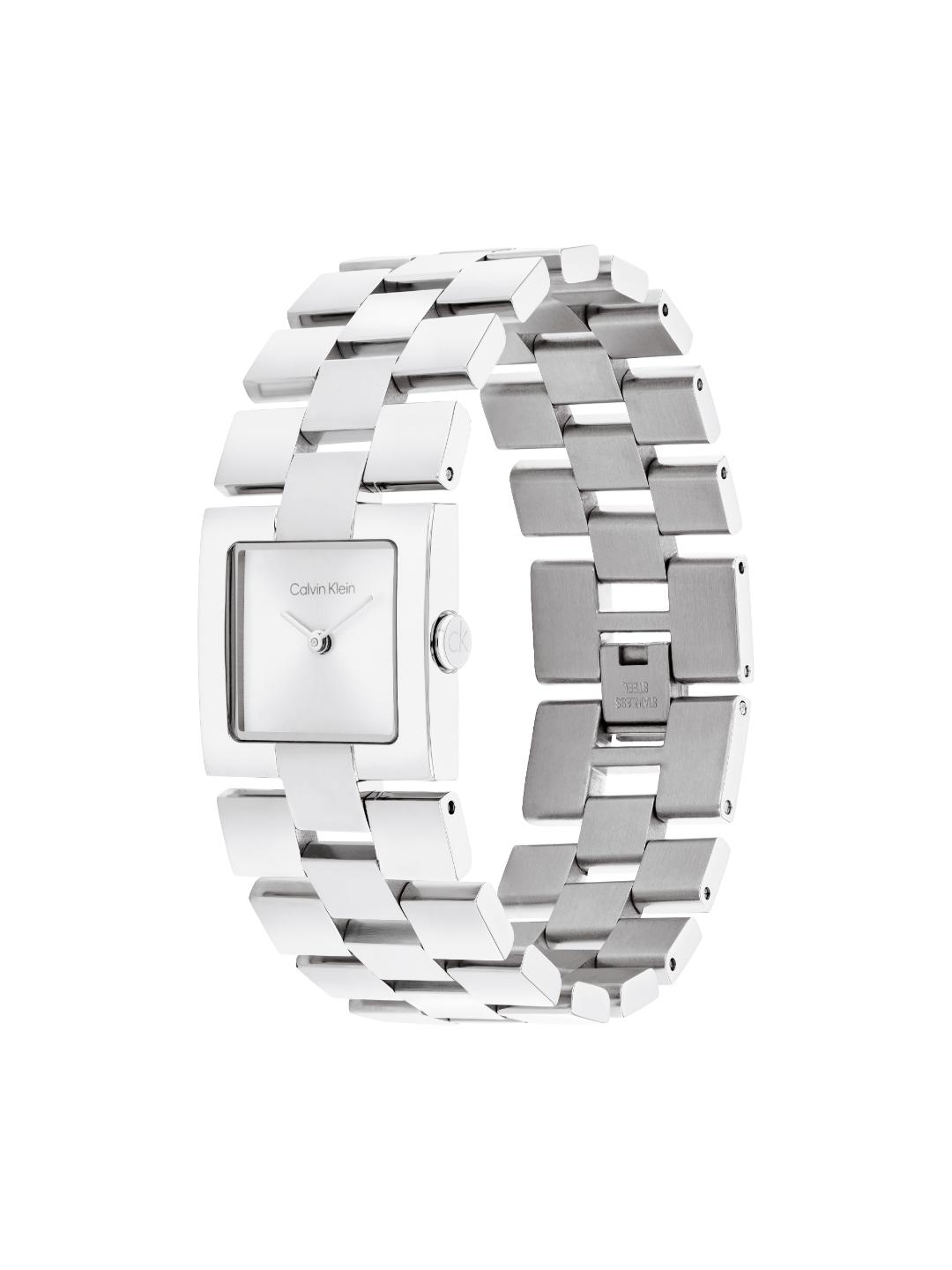 Calvin Klein Meridian White 22 mm Dial Women Analog Watch 25100088