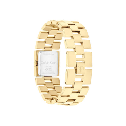 Calvin Klein CK MERIDIAN 22 mm Gold Dial Women Watch-  25100089