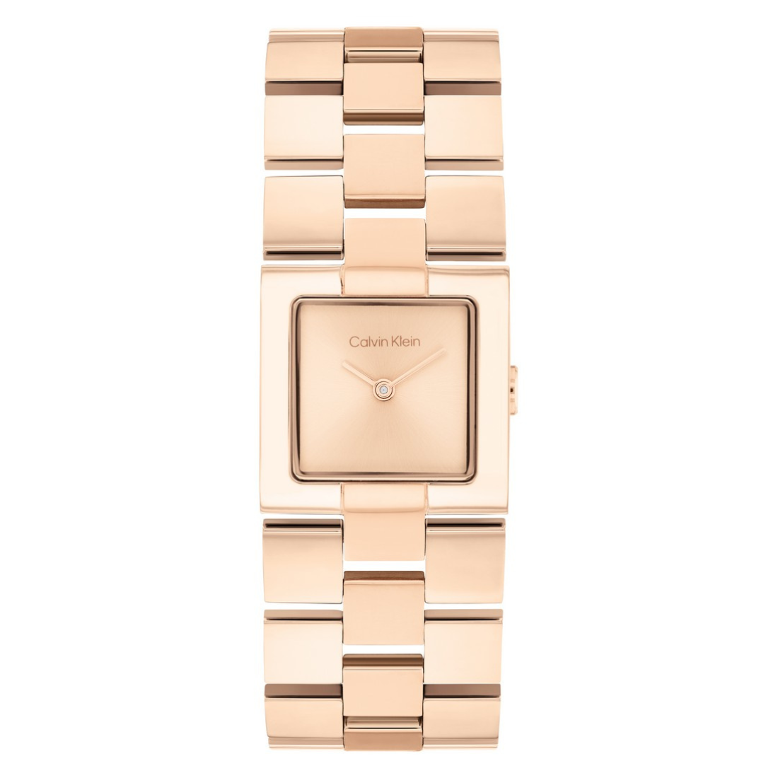 Calvin Klein CK MERIDIAN Rose 22 mm Gold Dial Women Watch 25100090