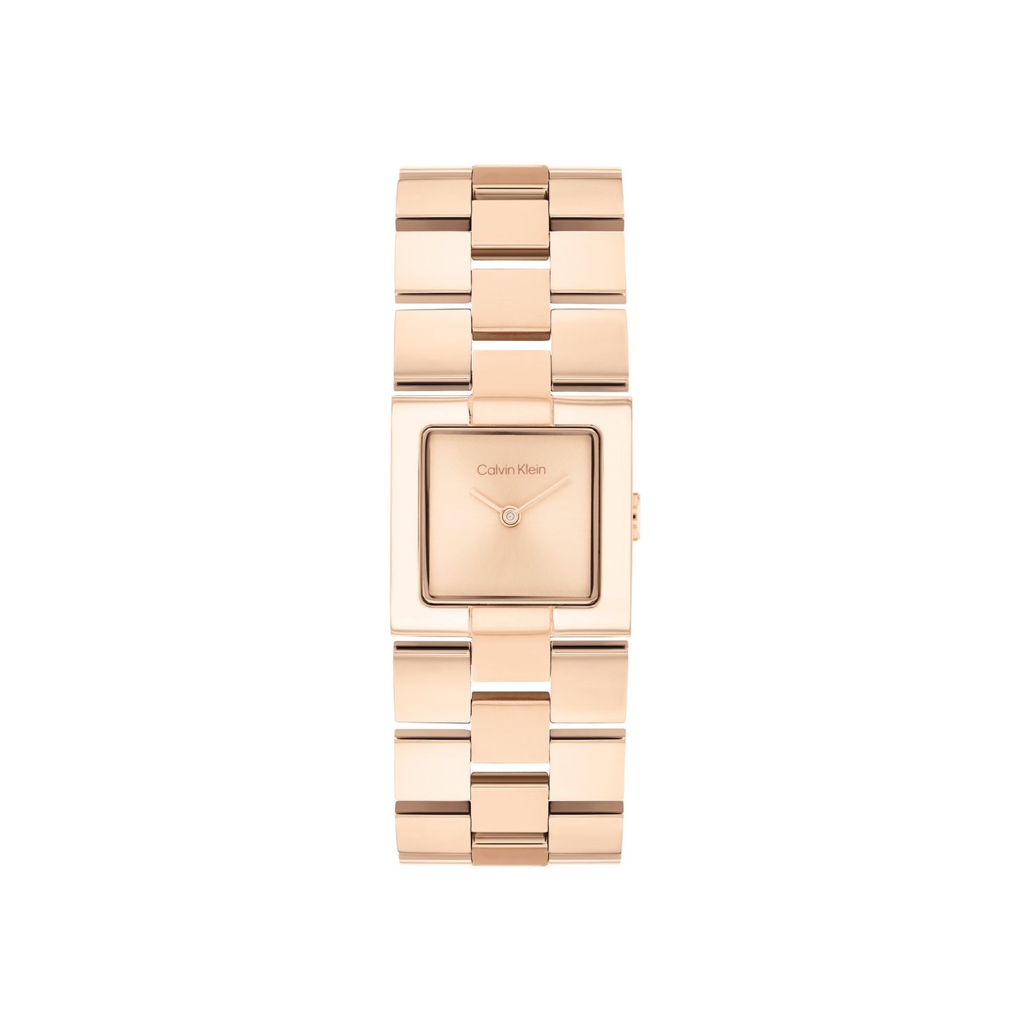 Calvin Klein CK MERIDIAN Rose 22 mm Gold Dial Women Watch-  25100090