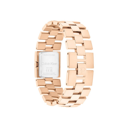 Calvin Klein CK MERIDIAN Rose 22 mm Gold Dial Women Watch-  25100090