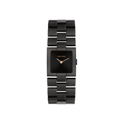 Calvin Klein CK MERIDIAN 22 mm Black Dial Women Watch-  25100091