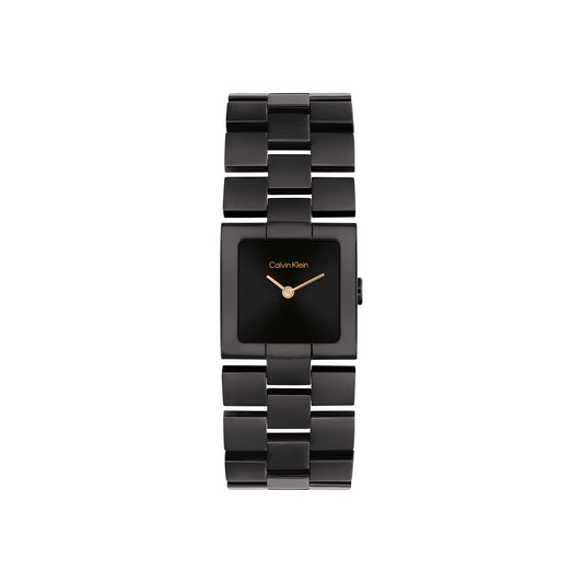 Calvin Klein CK MERIDIAN 22 mm Black Dial Women Watch-  25100091