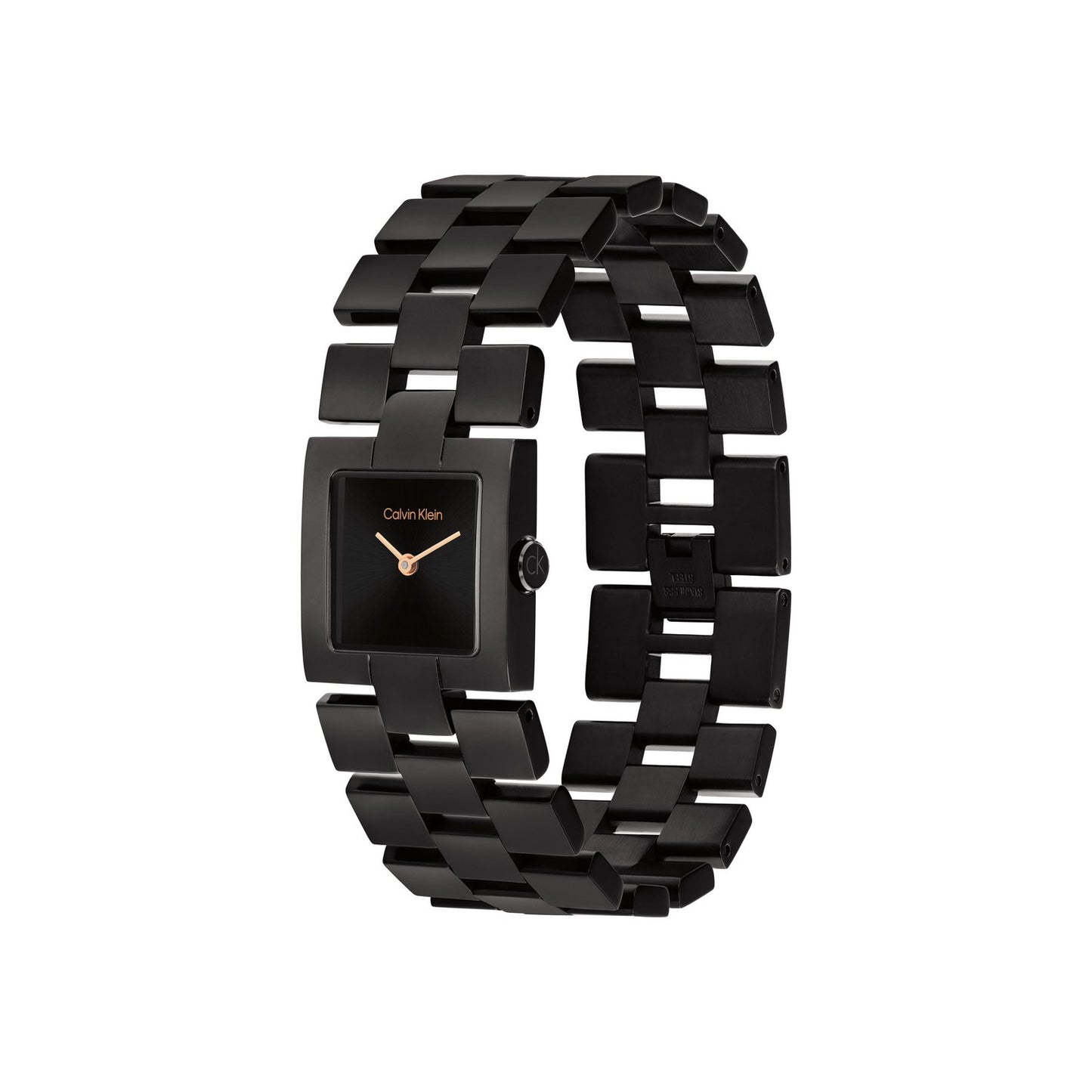 Calvin Klein CK MERIDIAN 22 mm Black Dial Women Watch-  25100091