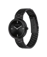 Calvin Klein TWISTED BEZEL 34 mm Black Dial Women Watch 25100096