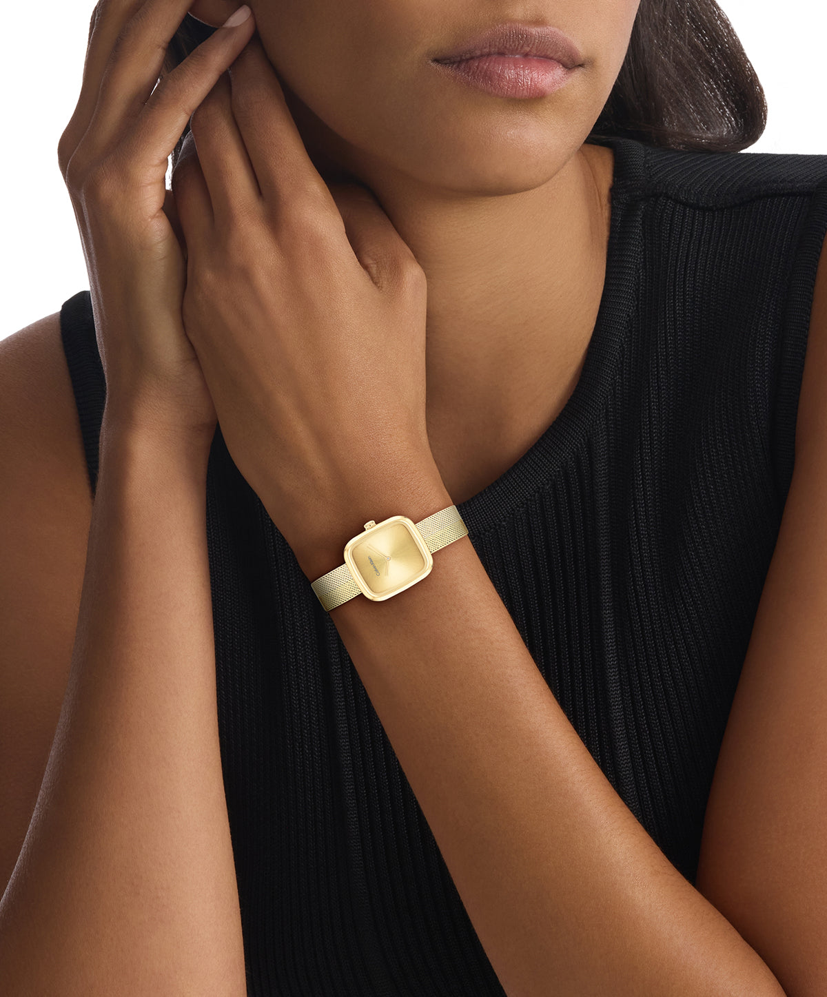 Calvin Klein CK ADORE 26.7 mm Gold Dial Women Watch 25100099