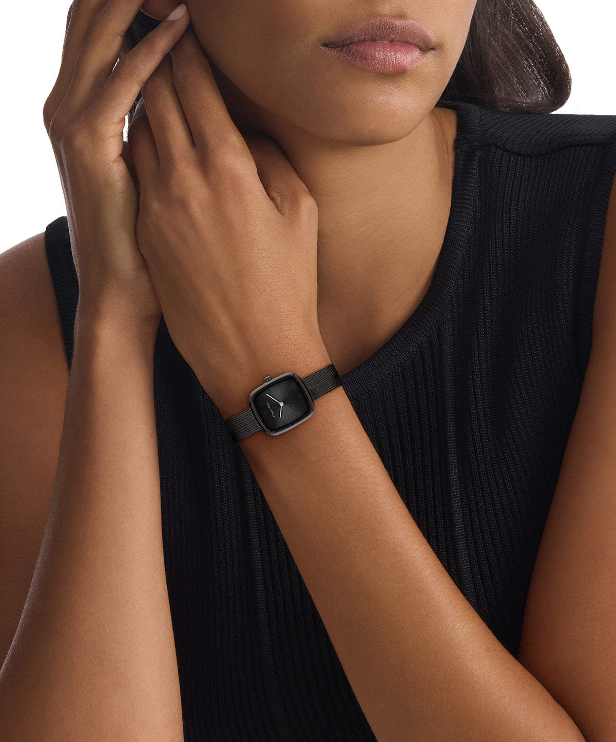 Calvin Klein CK ADORE 26.7 mm Black Dial Women Watch 25100100