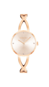 Calvin Klein SCULPTED EMBRACE 28 mm Blue Dial Women Watch 25100116